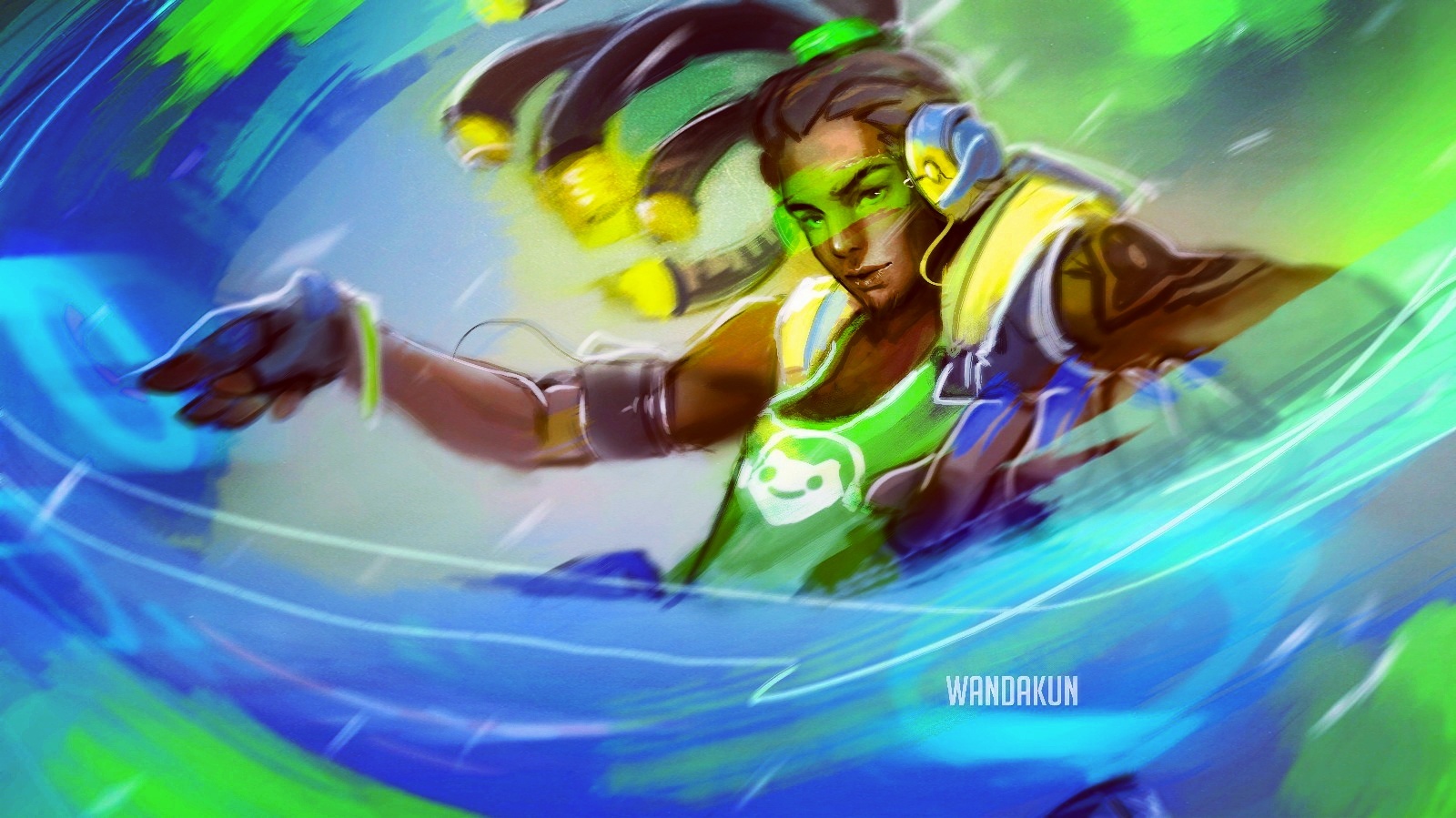 Overwatch some Art - Overwatch, Mercy, Zenyatta, Reinhardt, Lucio, Art, Longpost