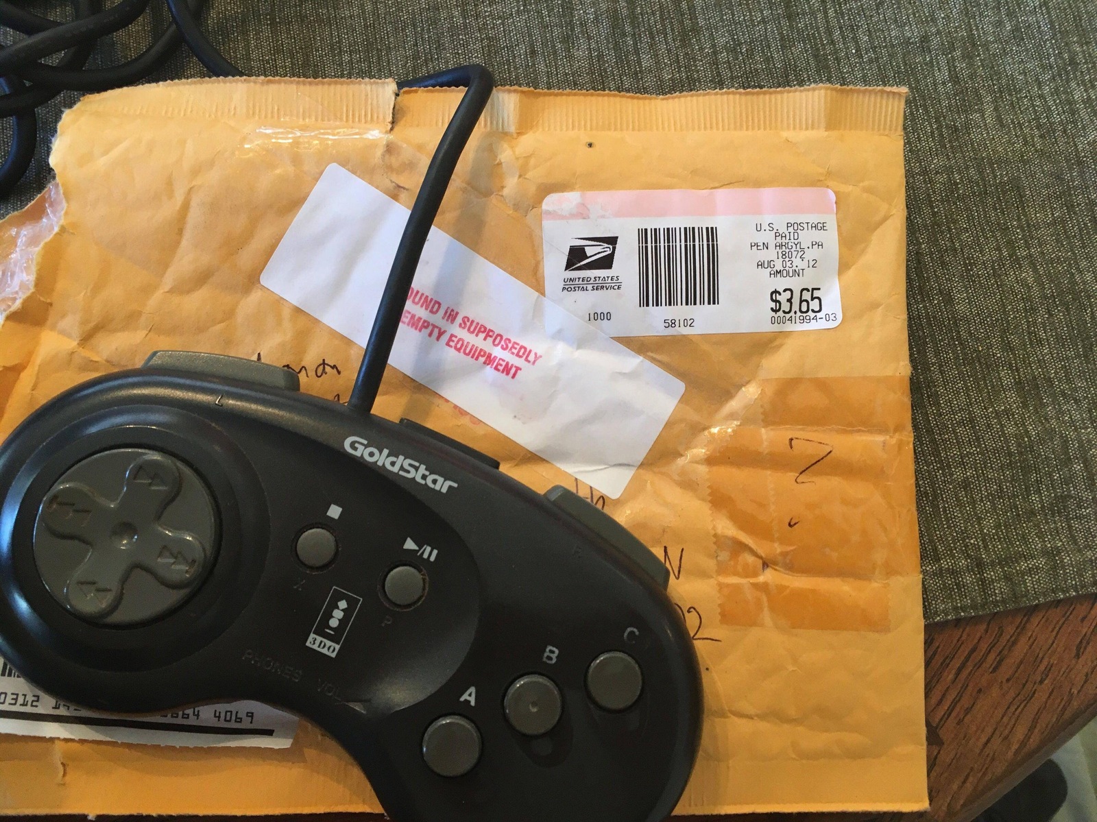 A guy from the states bought a gamepad in 2012, well, ebay, and he got it just recently - mail, Delivery, , Longpost, Package