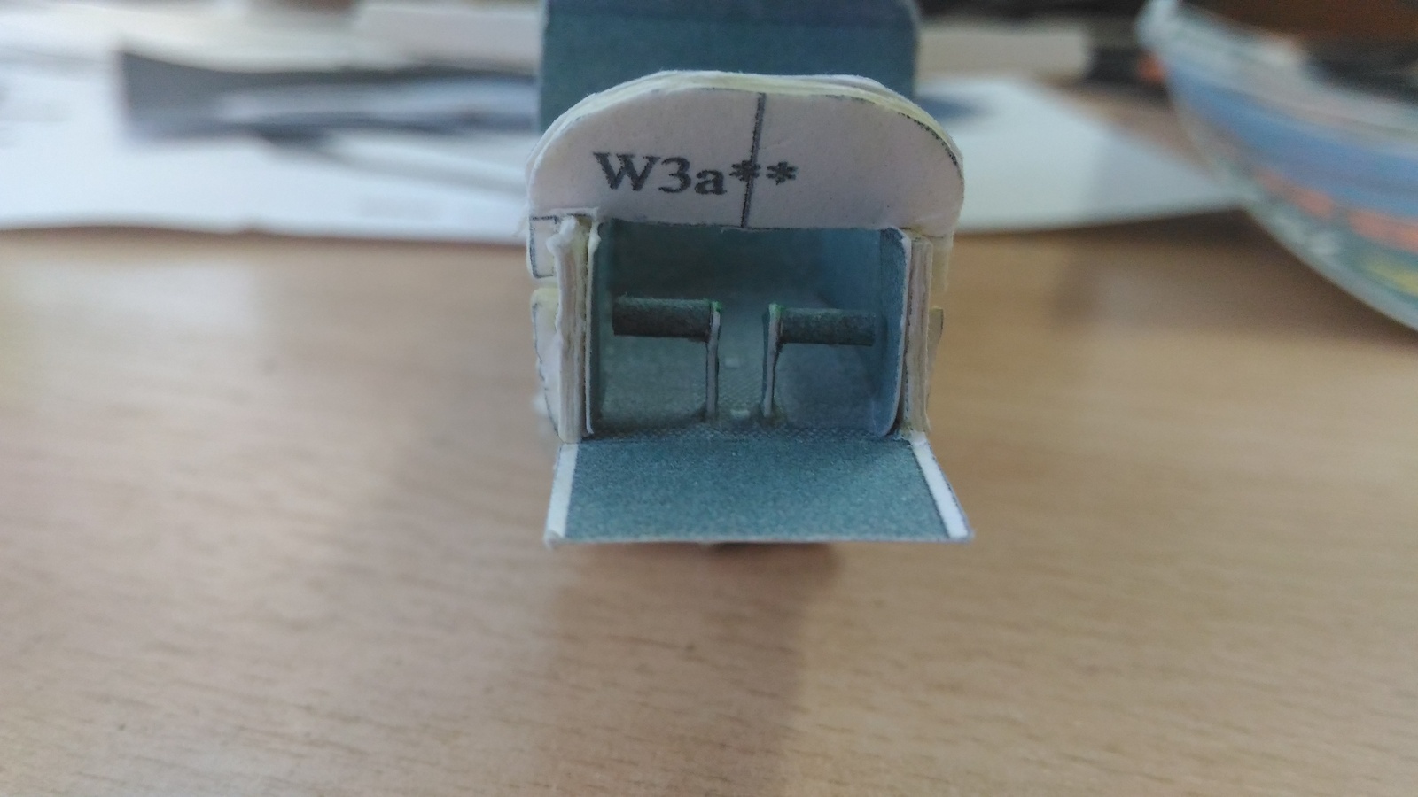 AH-1G made of paper - part one: cockpit and fuselage - My, Modeling, Paper modeling, Aviation, Vietnam, Longpost, Papercraft