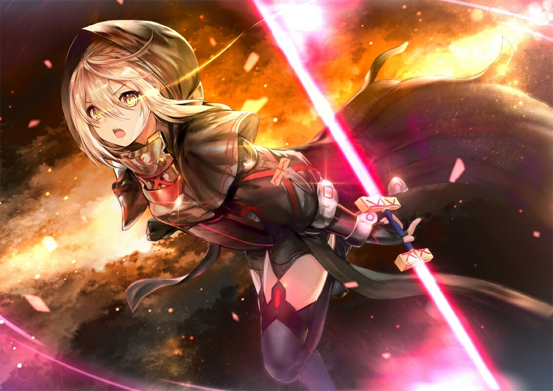 Mysterious Heroine X (Alter) - Art, Anime art, Type-Moon, Fate grand order, Crossover, Star Wars, Mysterious Heroine X Alter, Longpost, Crossover