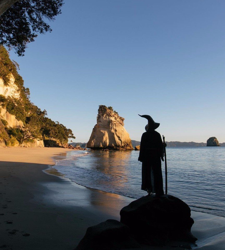 Photographer put Gandalf in New Zealand photos - The photo, New Zealand, Gandalf, beauty, Longpost