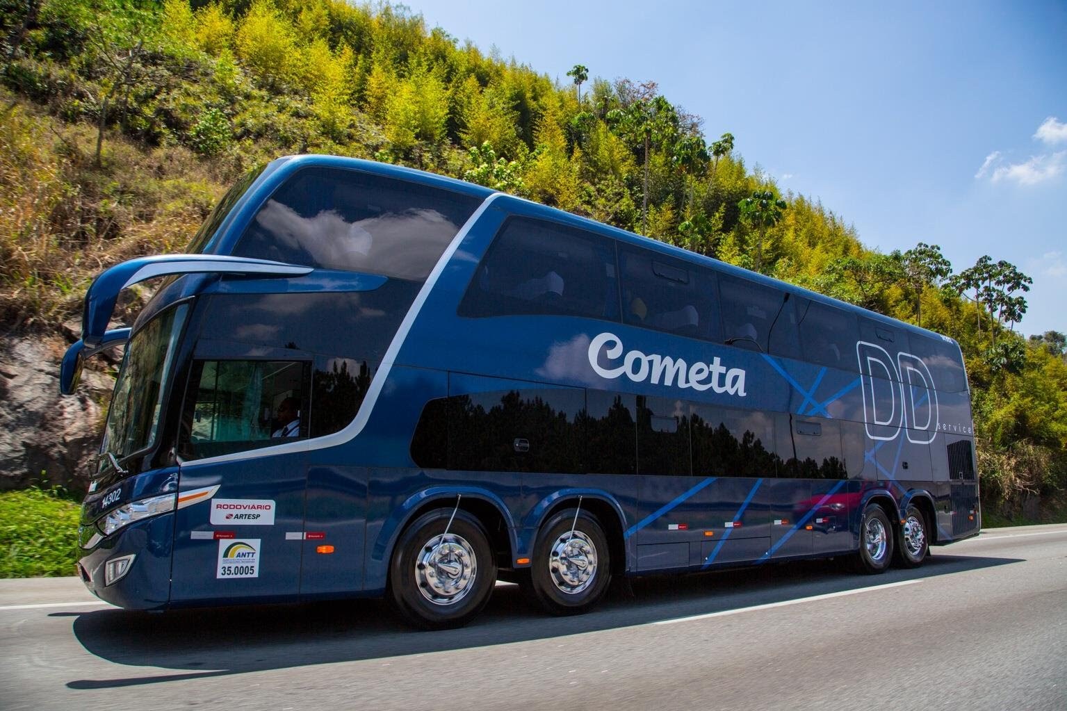 Brazilian bus company Cometa. - Bus, The photo, Interesting