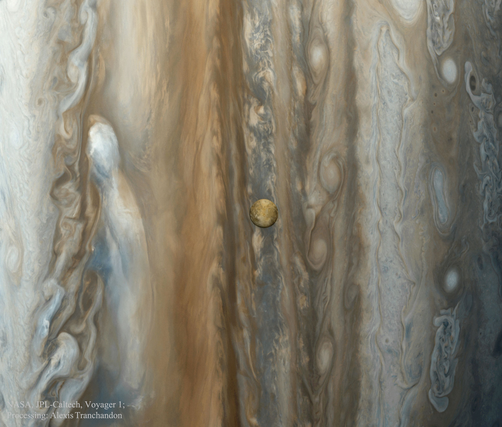 Io over Jupiter - NASA APOD, Jupiter, Voyager 1