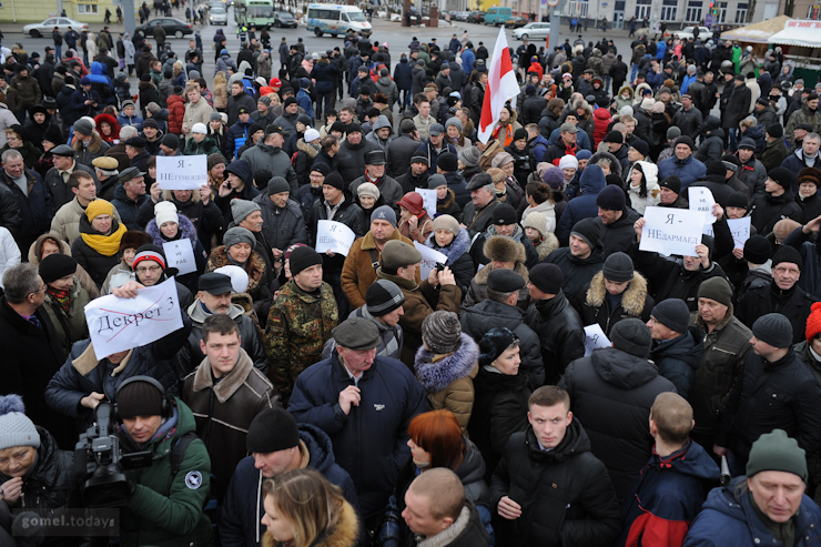 More than 2,000 people gathered March of non-parasites in Gomel - Politics, Republic of Belarus, Gomel, Rally, Minsk, Longpost