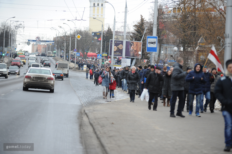 More than 2,000 people gathered March of non-parasites in Gomel - Politics, Republic of Belarus, Gomel, Rally, Minsk, Longpost