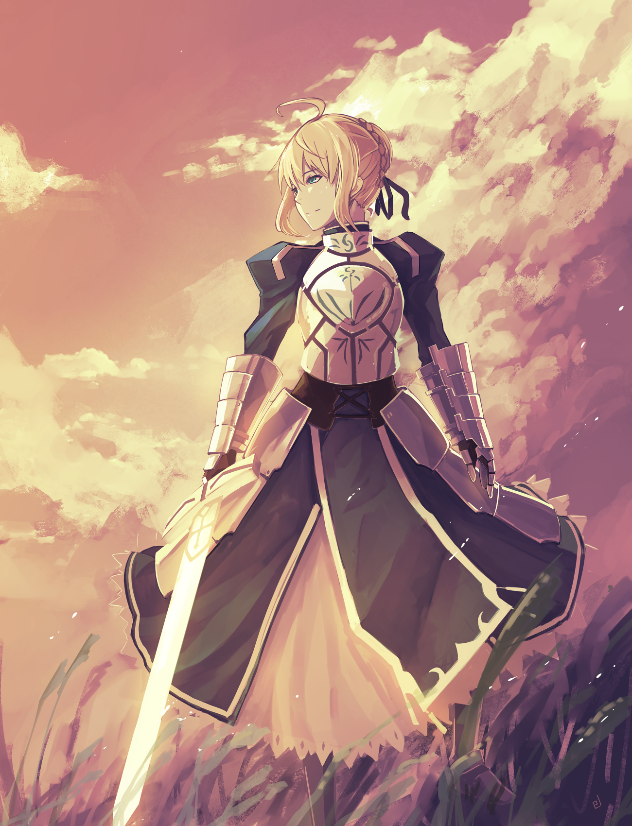 Saber - Anime, Anime art, Fate, Fate-stay night, Saber, Artoria pendragon