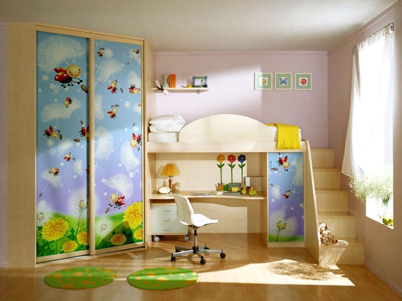 Idea for a nursery - Children, , Longpost, Bedroom, Redevelopment