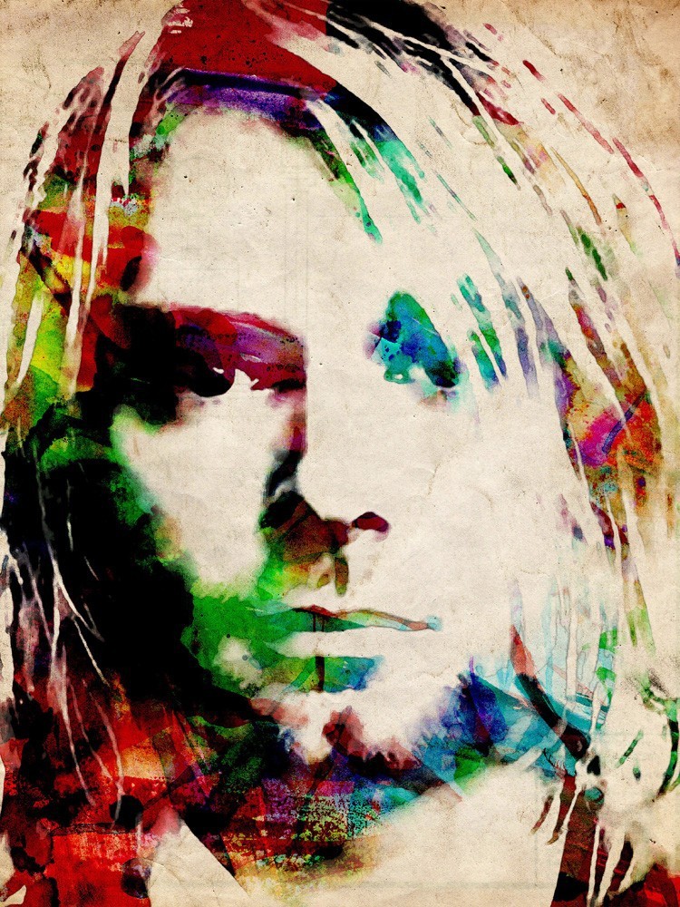 Simply cool art - Kurt Cobain - Art, Kurt Cobain, Nirvana, Grunge, Nirvana, Anniversary
