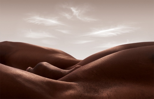 Landscapes of body parts - The photo, Body parts, Carl Warner, Bodyscapes, Longpost