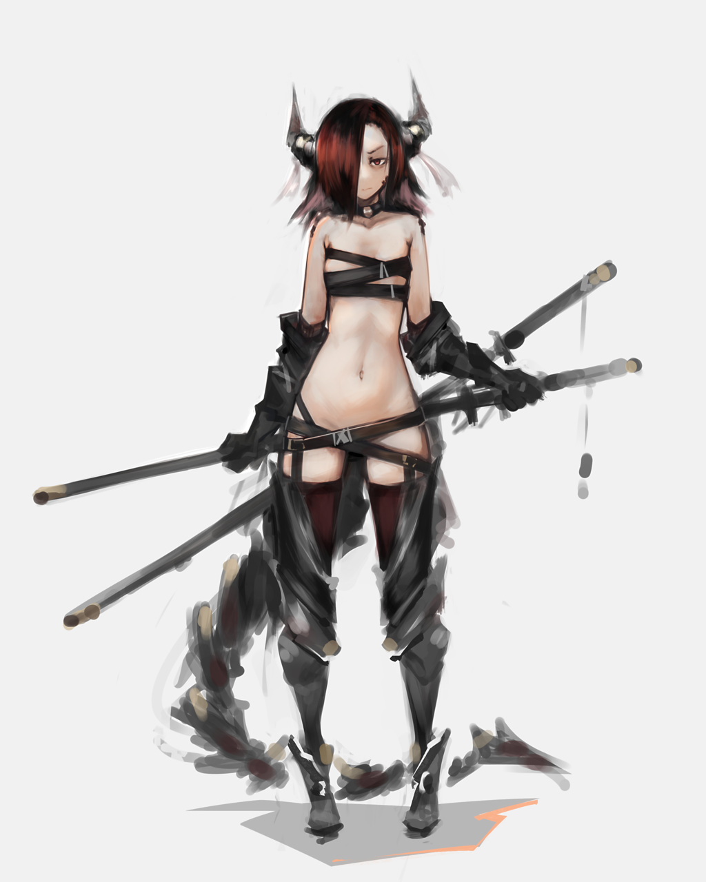 Horned - Anime, Art, Anime art