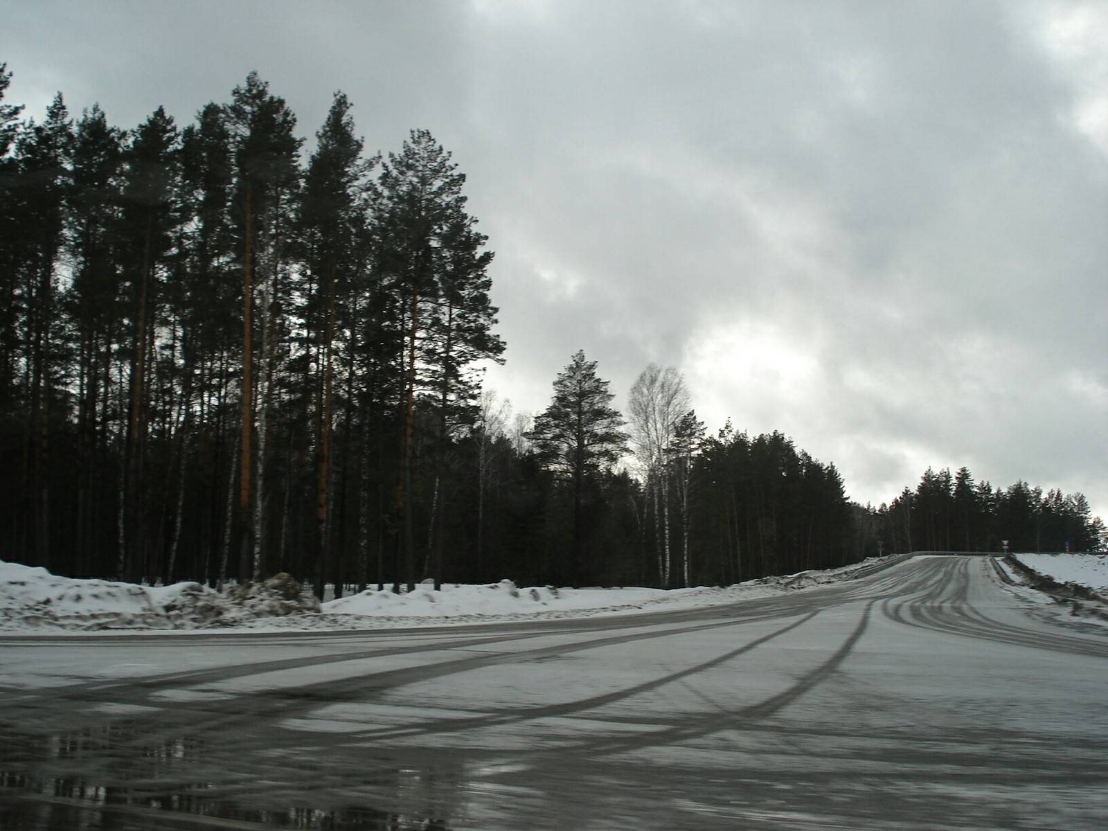 Or maybe here... - My, Spring, Road, The photo