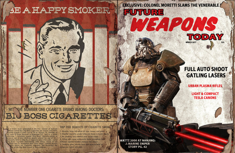 Fallout4. Magazine covers. - Fallout, Magazine, Cover, Collection, Longpost