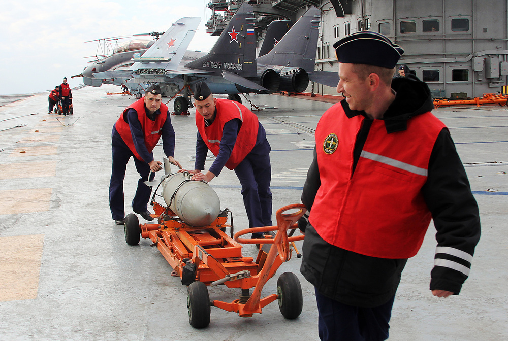 Photo report by Andrey Luzik about the campaign of a shipborne aircraft carrier group - Aircraft carrier, Navy, MiG-29, Su-33, Ka-29, , Naval aviation, Longpost