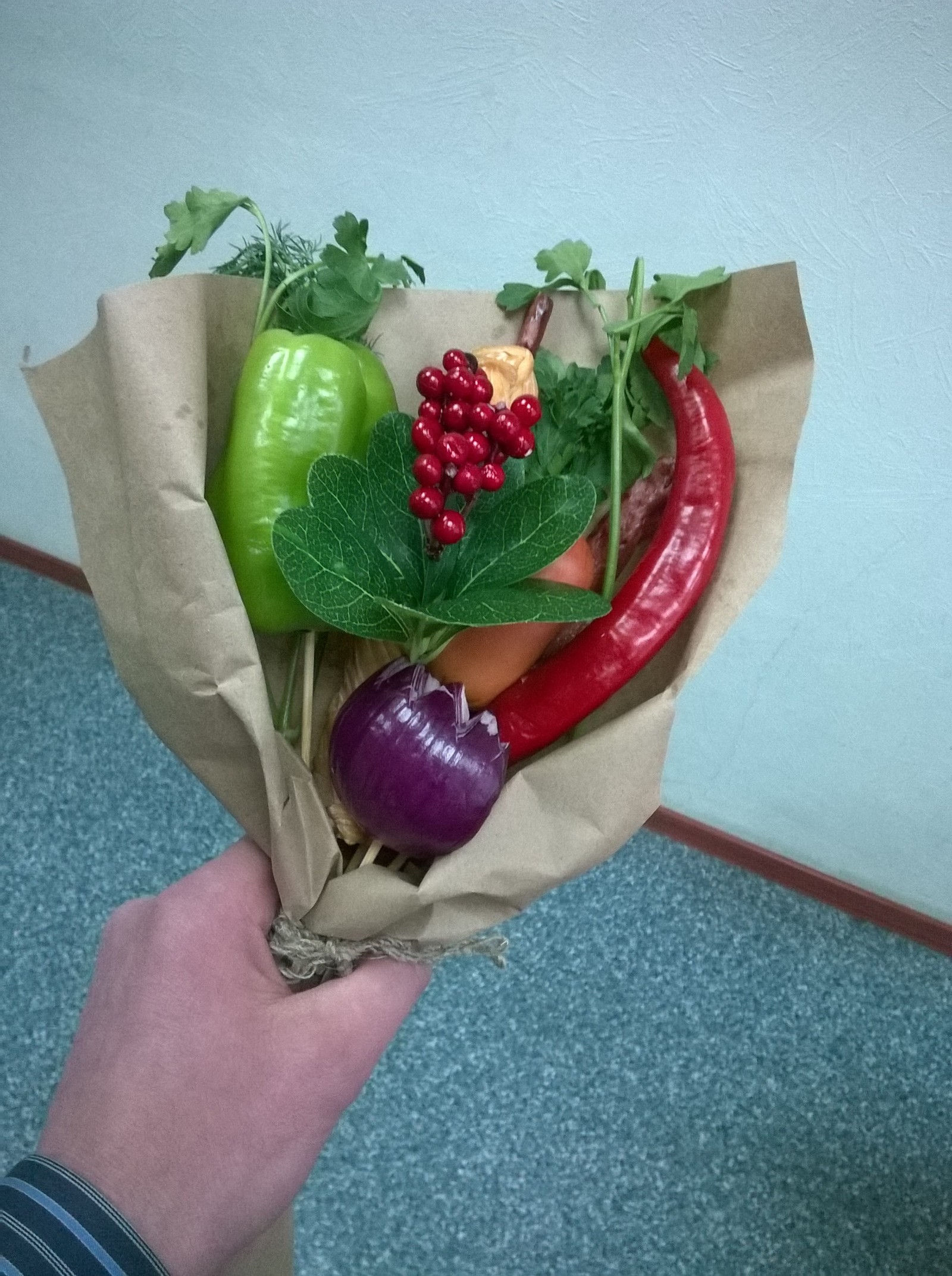 Male bouquet) - My, Bouquet, Snack