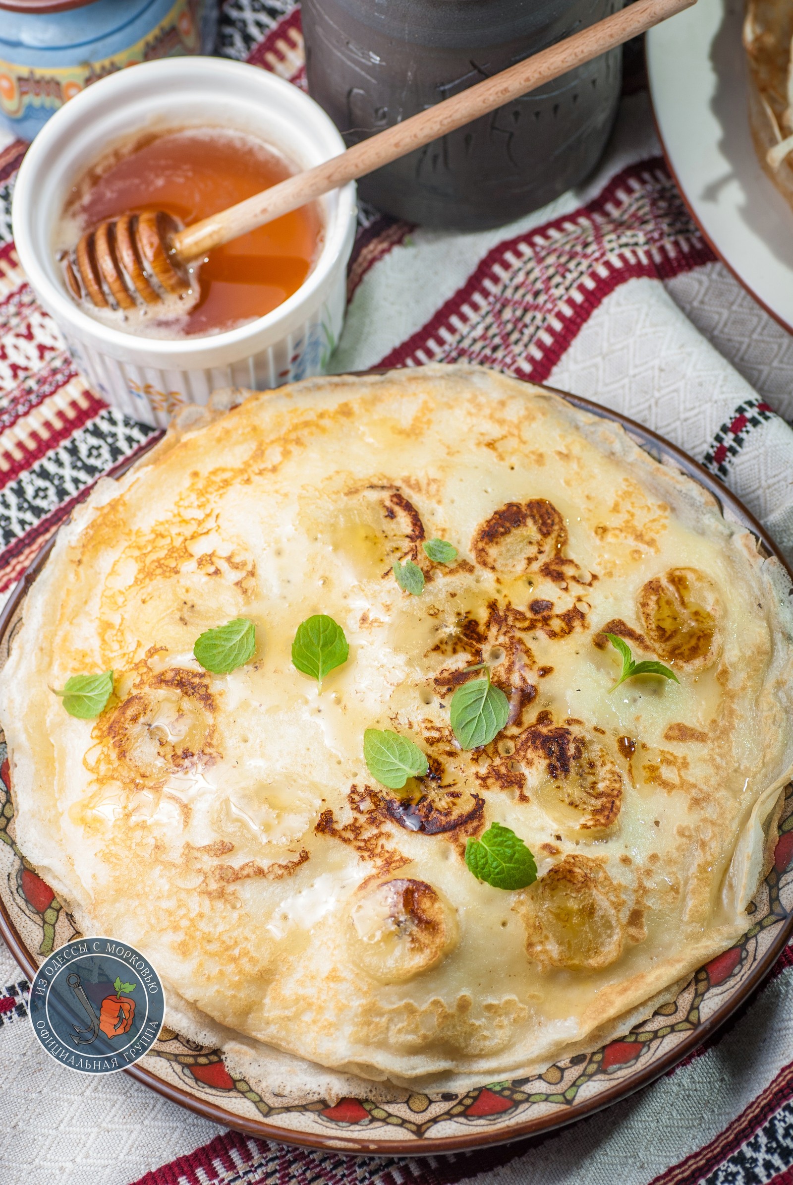 Simple pancakes on kefir. - My, Maslenitsa, Pancakes, From Odessa with carrots, Recipe, Cooking, Food, Longpost