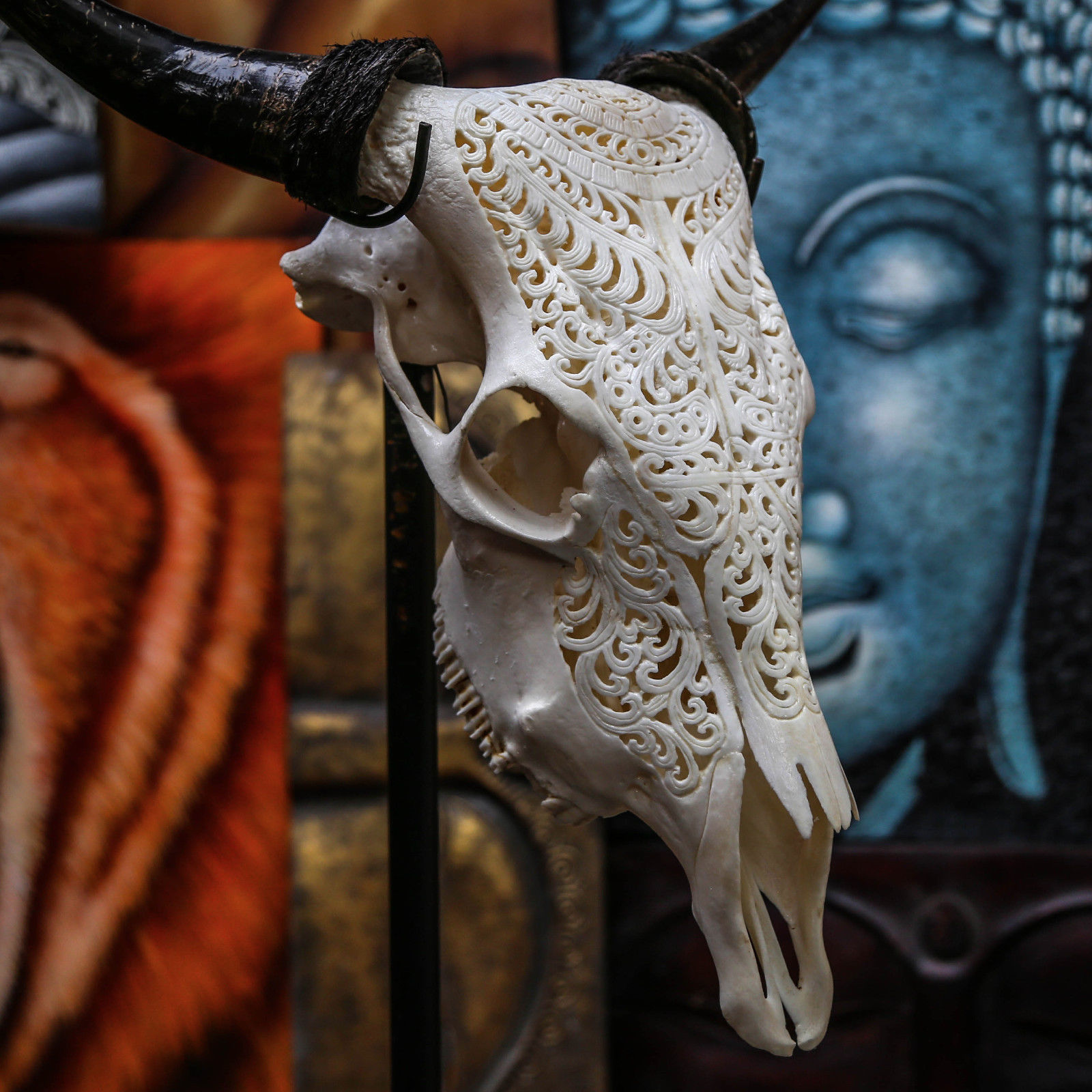 Bone carving - Craft, Carving, Bones, Animals, Scull, Longpost