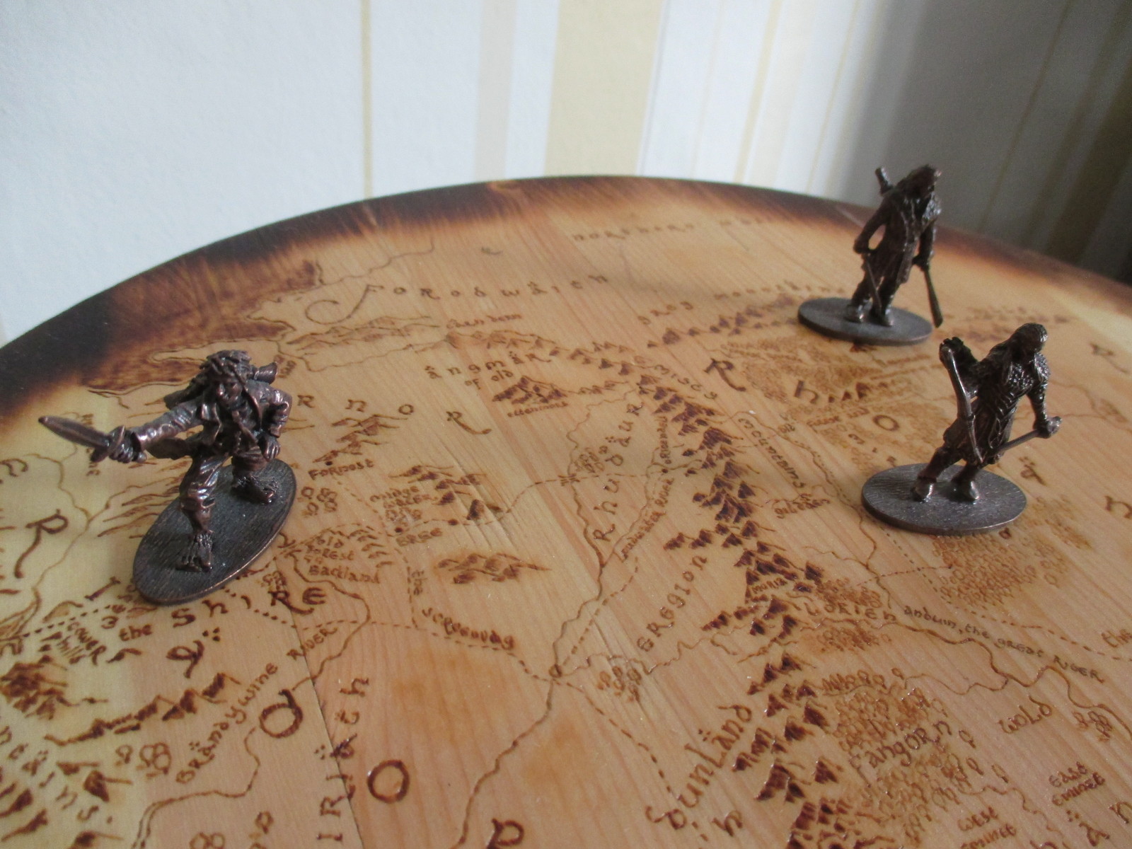 How I made a table based on The Lord of the Rings - My, Lord of the Rings, The hobbit, A shelf, Burning out, Pyrography, With your own hands, Longpost