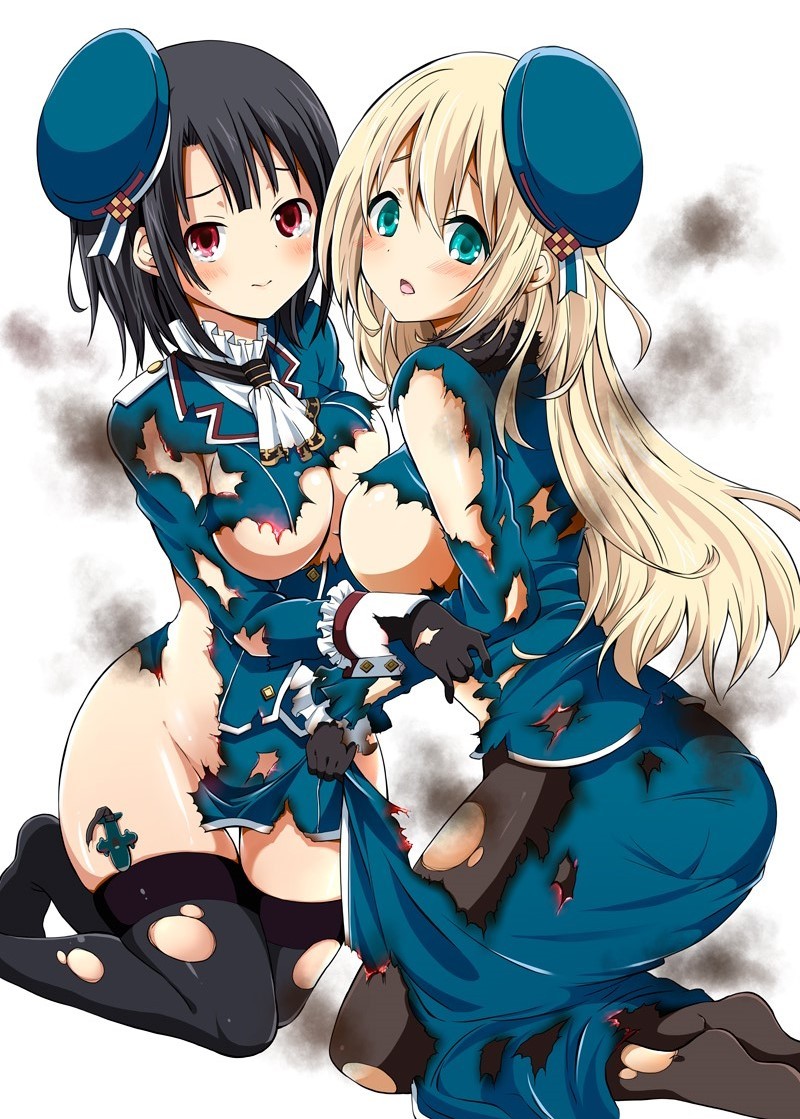 Takao & atago - NSFW, Takao, Atago, Kantai collection, Anime art