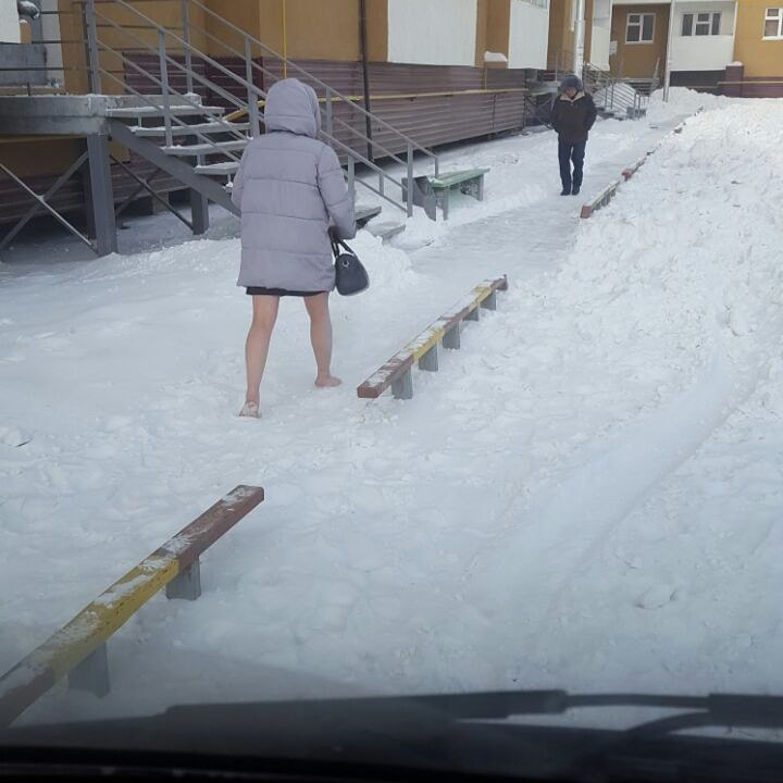 В Якутии женщина морж ходит босиком в -40 - Якутия, Закаливание, Морж, Моржи, Фотография