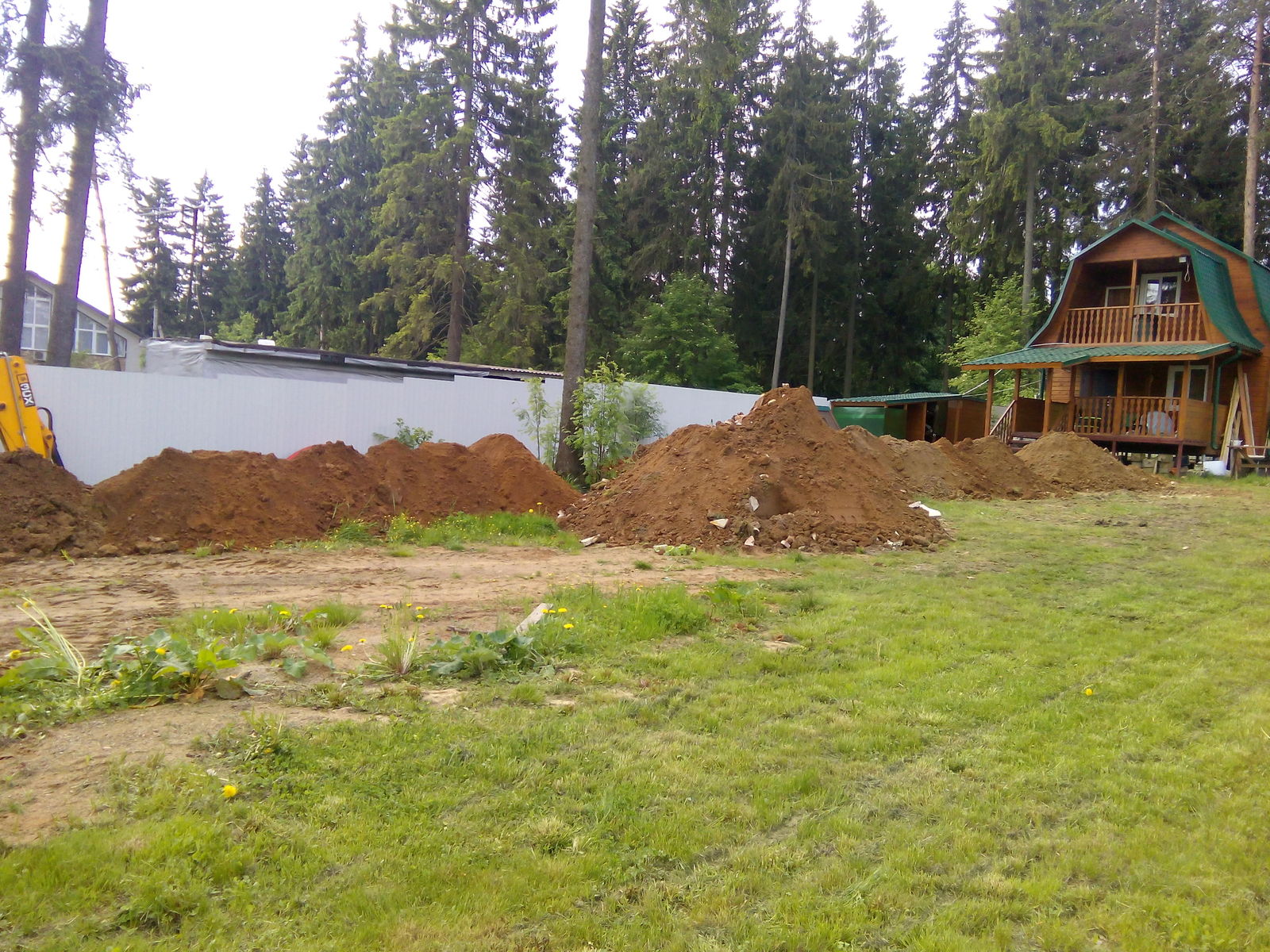 How do we hook up the plumbing and septic tank? Part 2. - My, Building, Vacation home, Land plot, Longpost