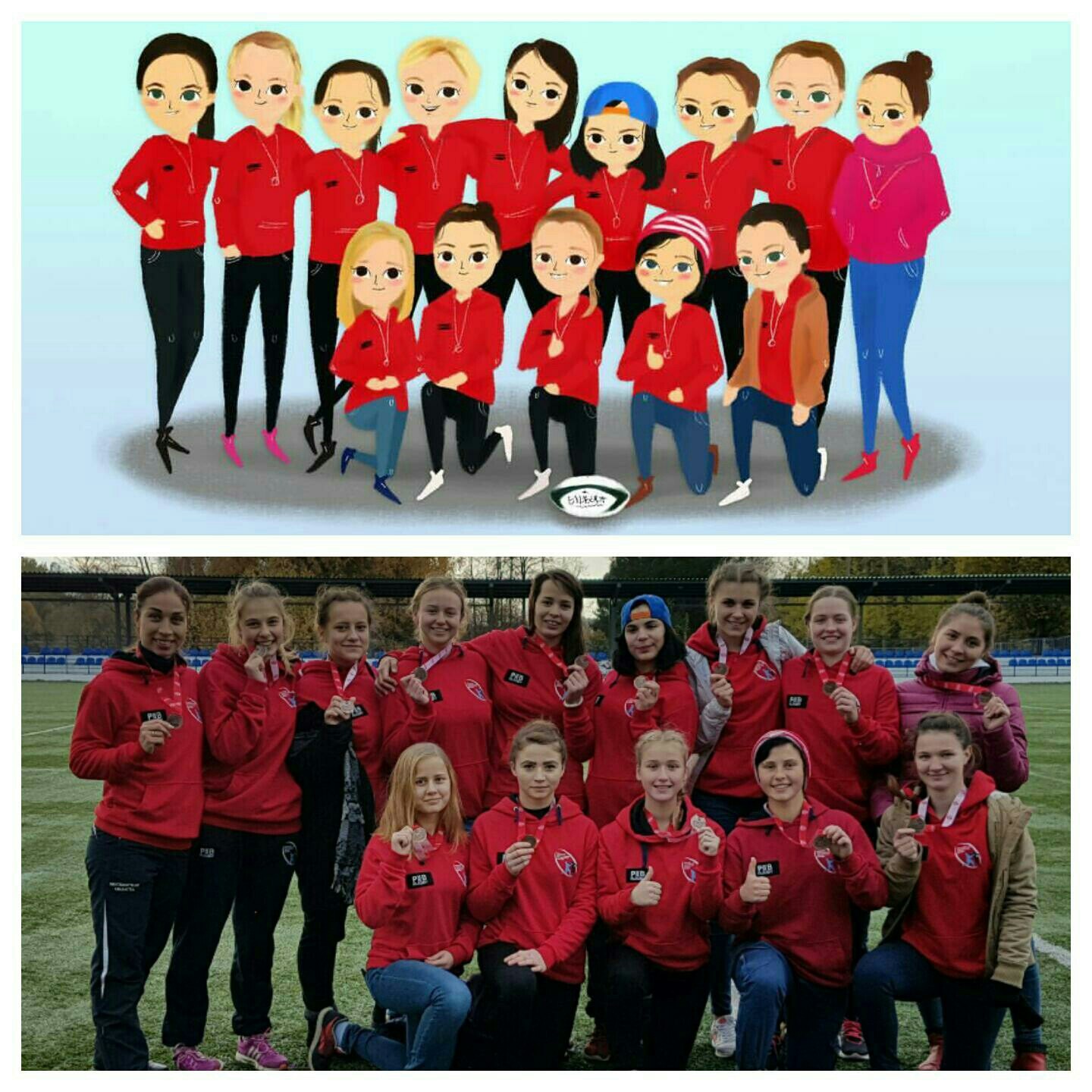 This is what the women's rugby-7 team of the Moscow region looks like - Rugby, Team