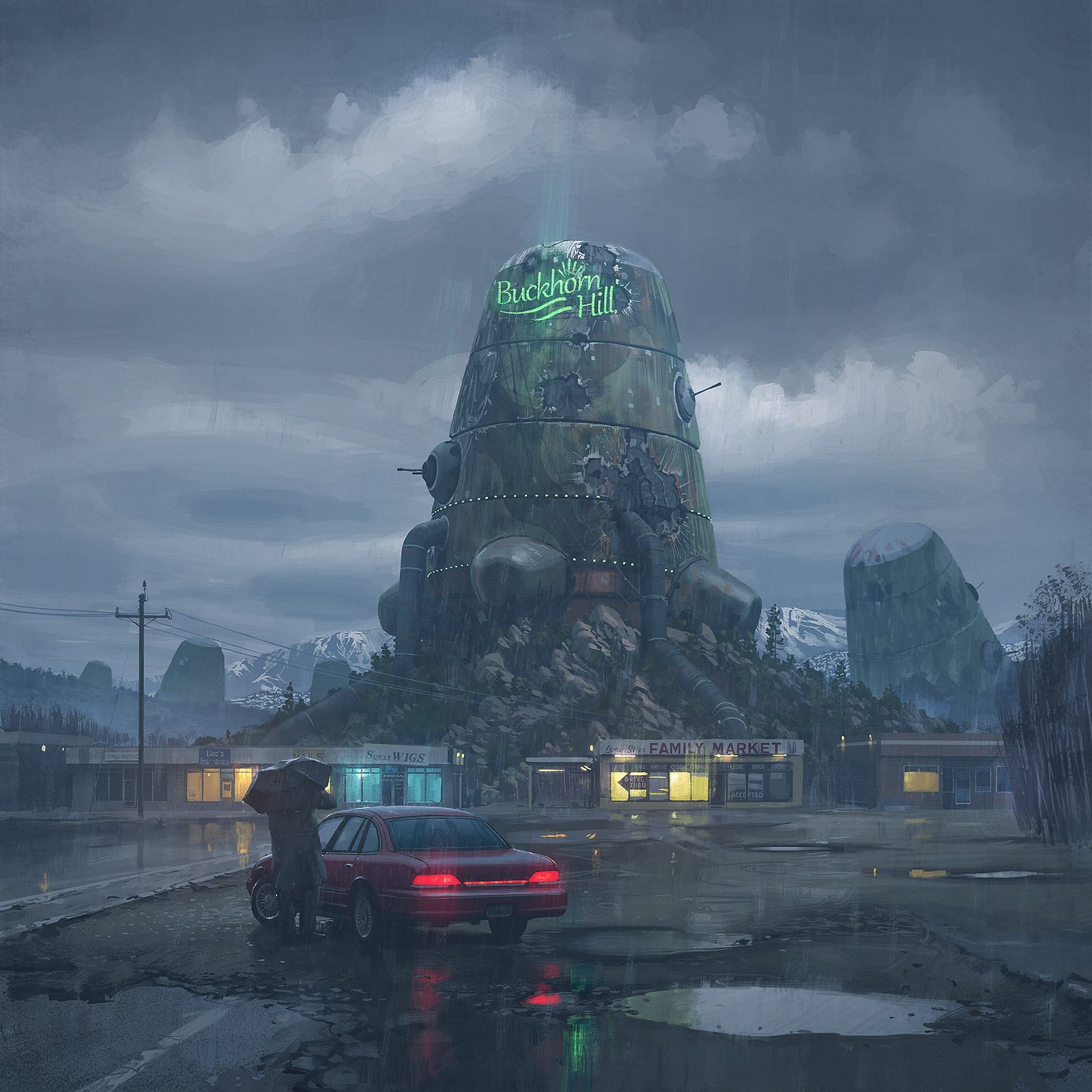 Fresh artwork by Swedish retro-futurist Simon Stalenhag. - Creation, , Simon stalenhag, Art, Digital drawing, Artist, Longpost