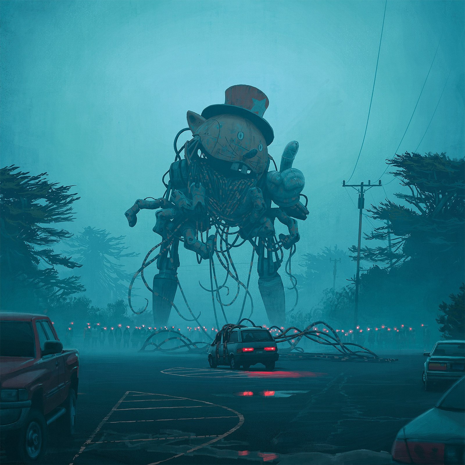 Fresh artwork by Swedish retro-futurist Simon Stalenhag. - Creation, , Simon stalenhag, Art, Digital drawing, Artist, Longpost