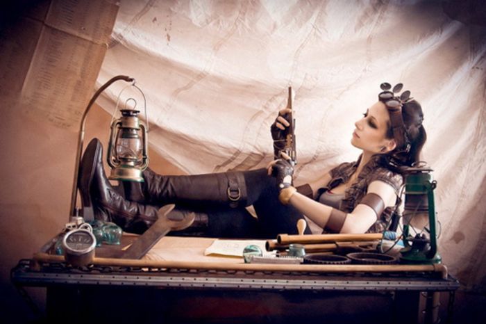 Steampunk красотки часть №2 - Стимпанк, Девушки, Косплей, Красавица, Длиннопост