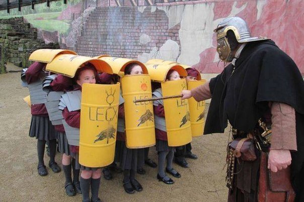 When your physical teacher always dreamed of becoming a centurion. - Children, Legionnaires, , Longpost