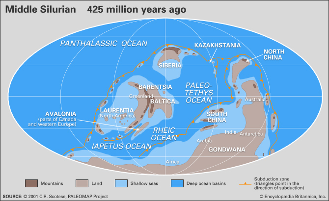 Silurian period, part 2. - My, Paleontology, Silurian Period, Interesting, Paleogeography, , Longpost