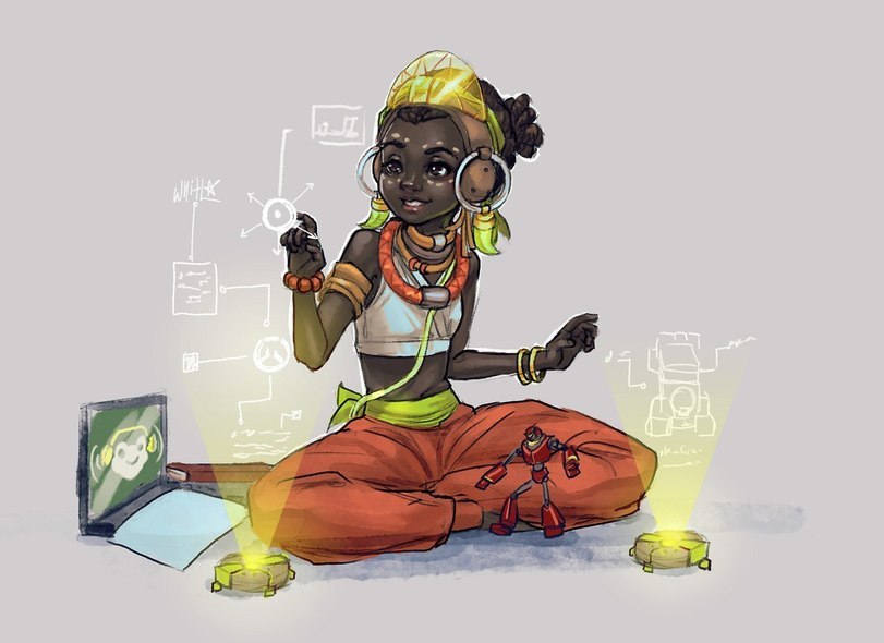 In developing... - Overwatch, Efi Oladele, Art, Games