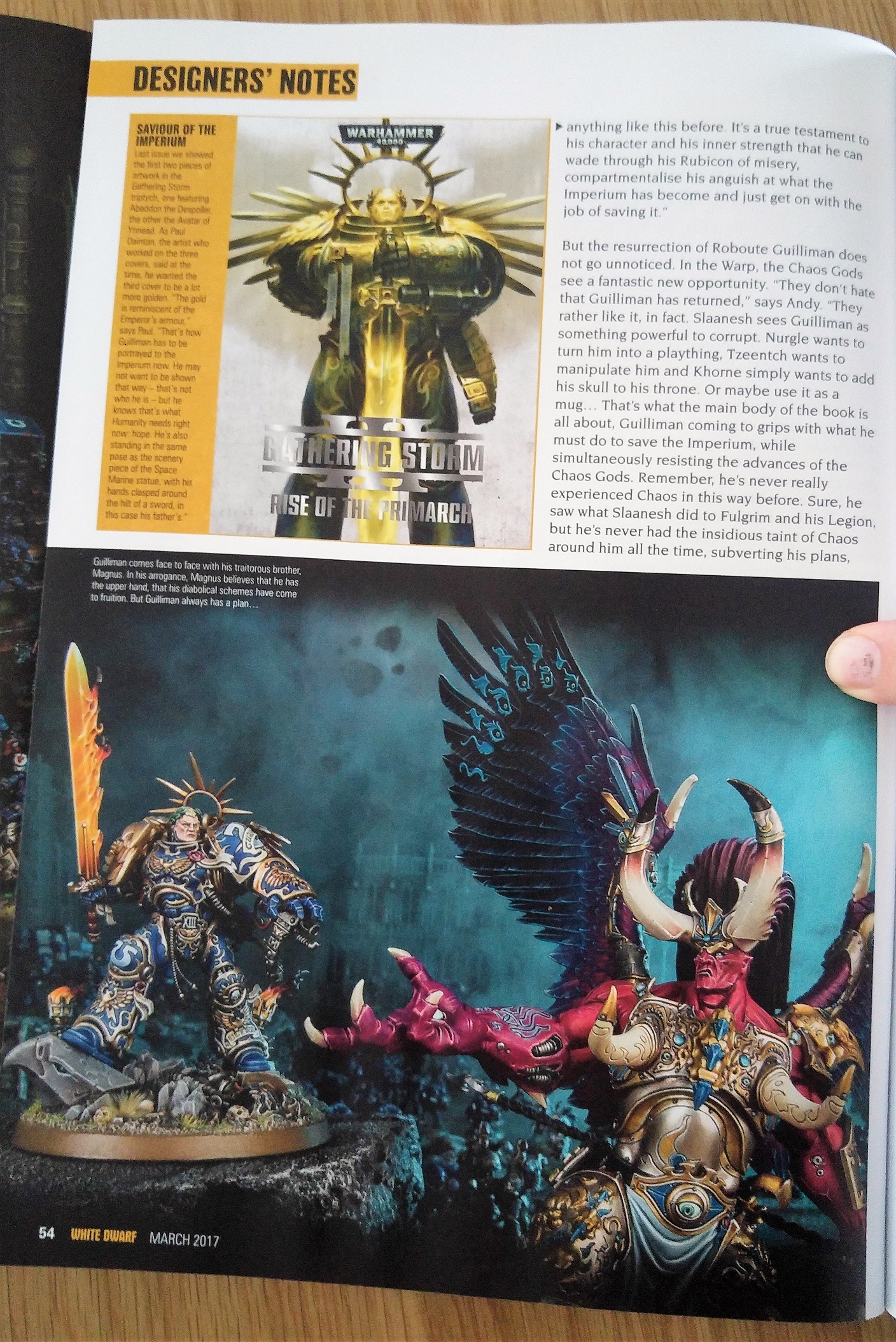 Новая информация о Робауте Гиллимане из WD за март 2017 - Warhammer 40k, Warhammer, White dwarf, Перевод, Новости, Wh News, Длиннопост