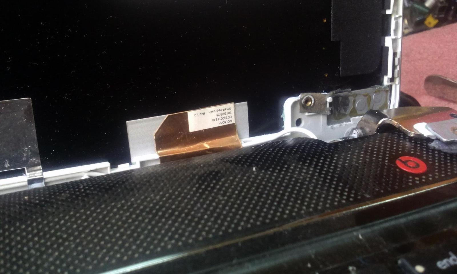 Restoration of the hinge mechanism of the HP DV6 laptop. - My, Repair of equipment, Notebook, Fastening, Repair, Longpost