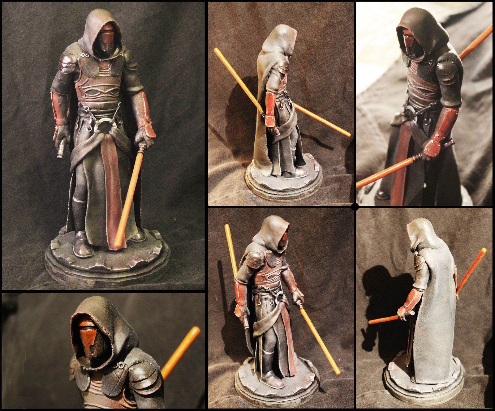 Action Figure Darth Revan(STARWARS) - My, Star Wars, Polymer clay, Sculpture, Darth Revan, Polymer clay, Figurine, Figurines