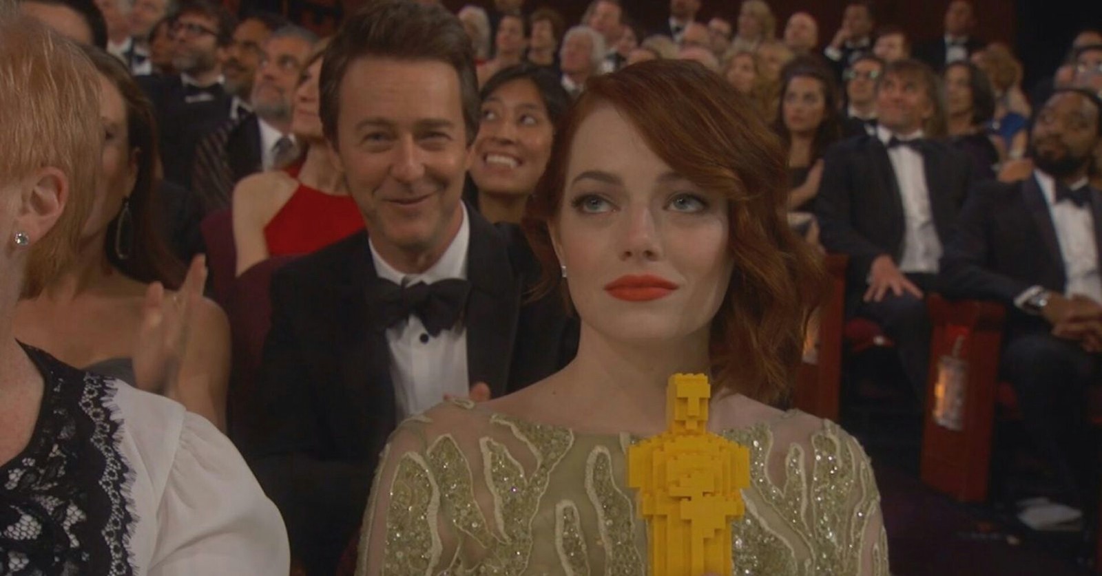 When your Oscar is fully loaded - Oscar, Emma Stone