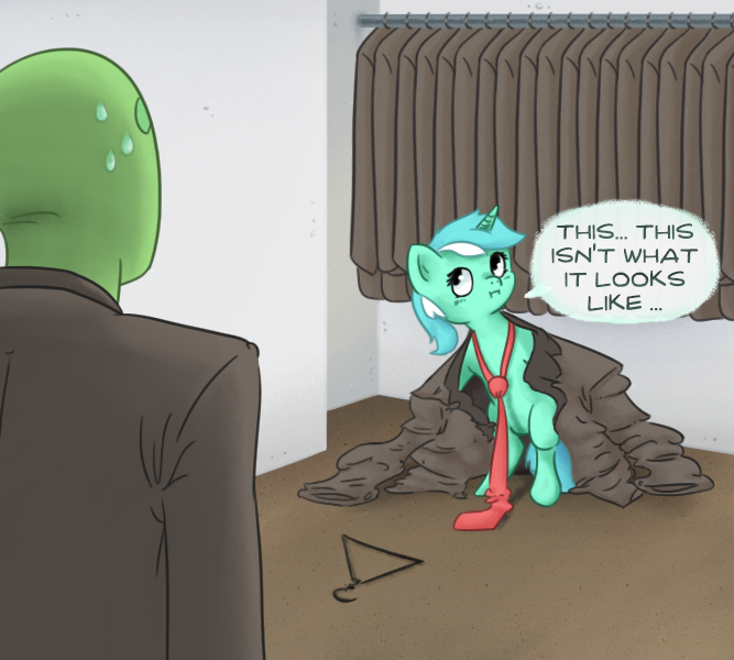 It's... it's not what you think... - My little pony, Anonymous, Lyra heartstrings, Adequality