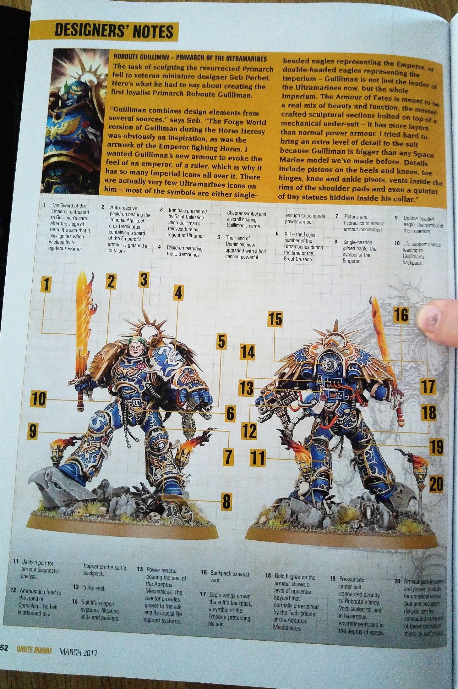 Новая информация о Робауте Гиллимане из WD за март 2017 - Warhammer 40k, Warhammer, White dwarf, Перевод, Новости, Wh News, Длиннопост