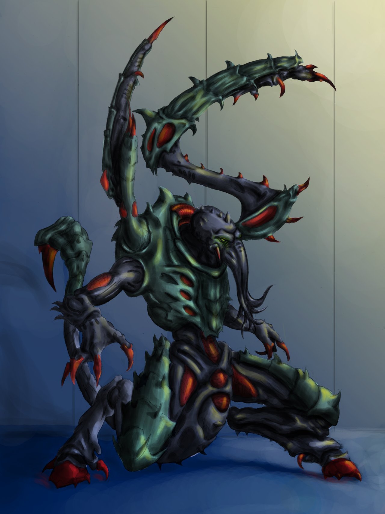 Lictor - Lictor, Warhammer 40k, Wh Art, Tyranids, Longpost, Wh back