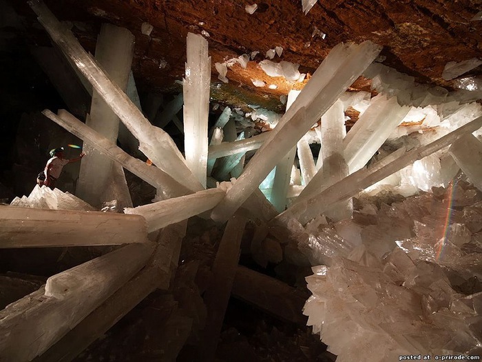 Cave of Crystals in Mexico. - Mexico, Crystals, Caves, Longpost