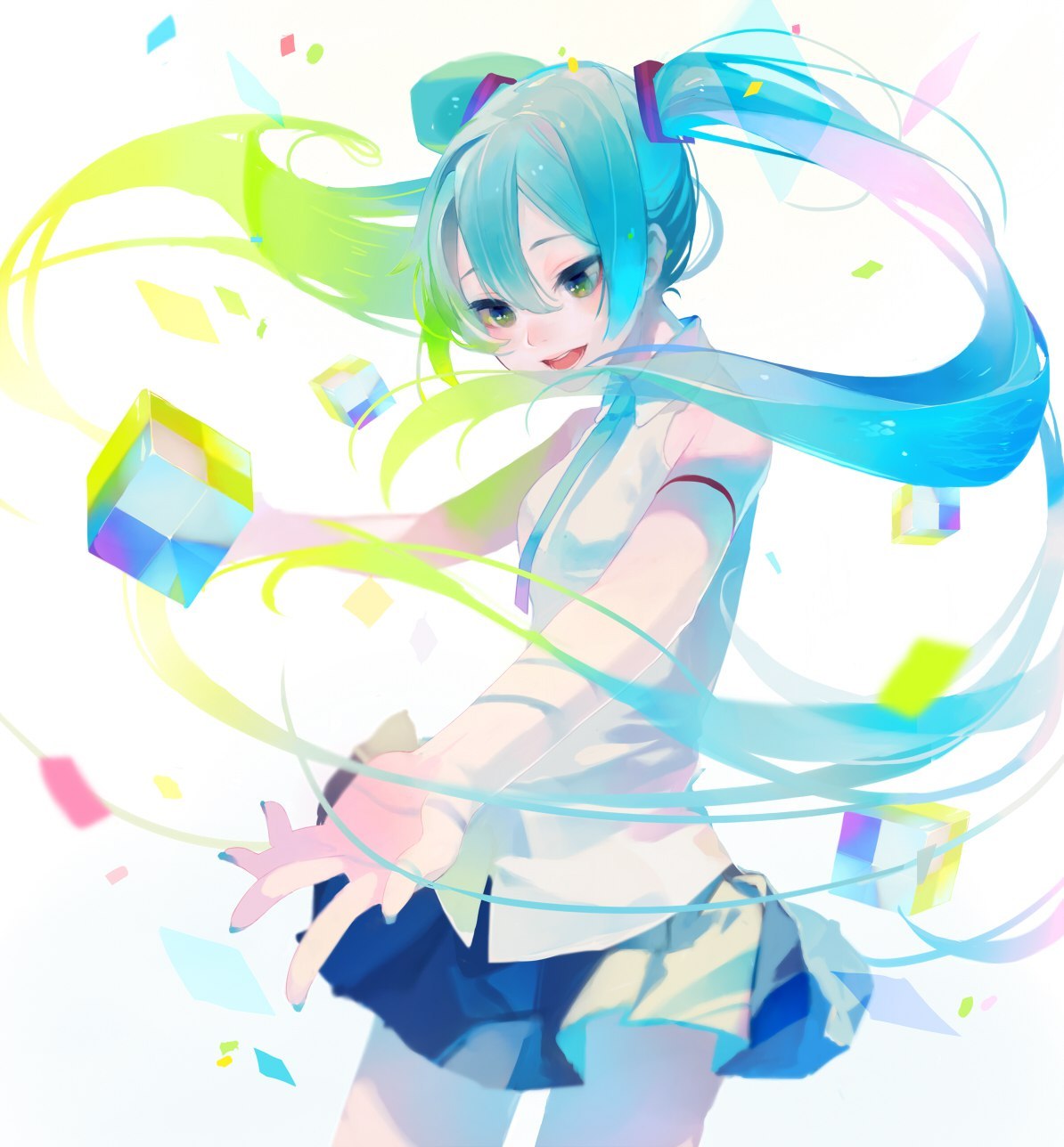 Vocaloids - Anime, Vocaloid, Hatsune Miku, Ia, Anime art, Longpost