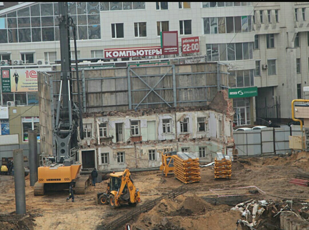 A destroyed monument of architecture or I pressed something and everything broke. - My, Voronezh region, Voronezh, , , Shopping center, Longpost