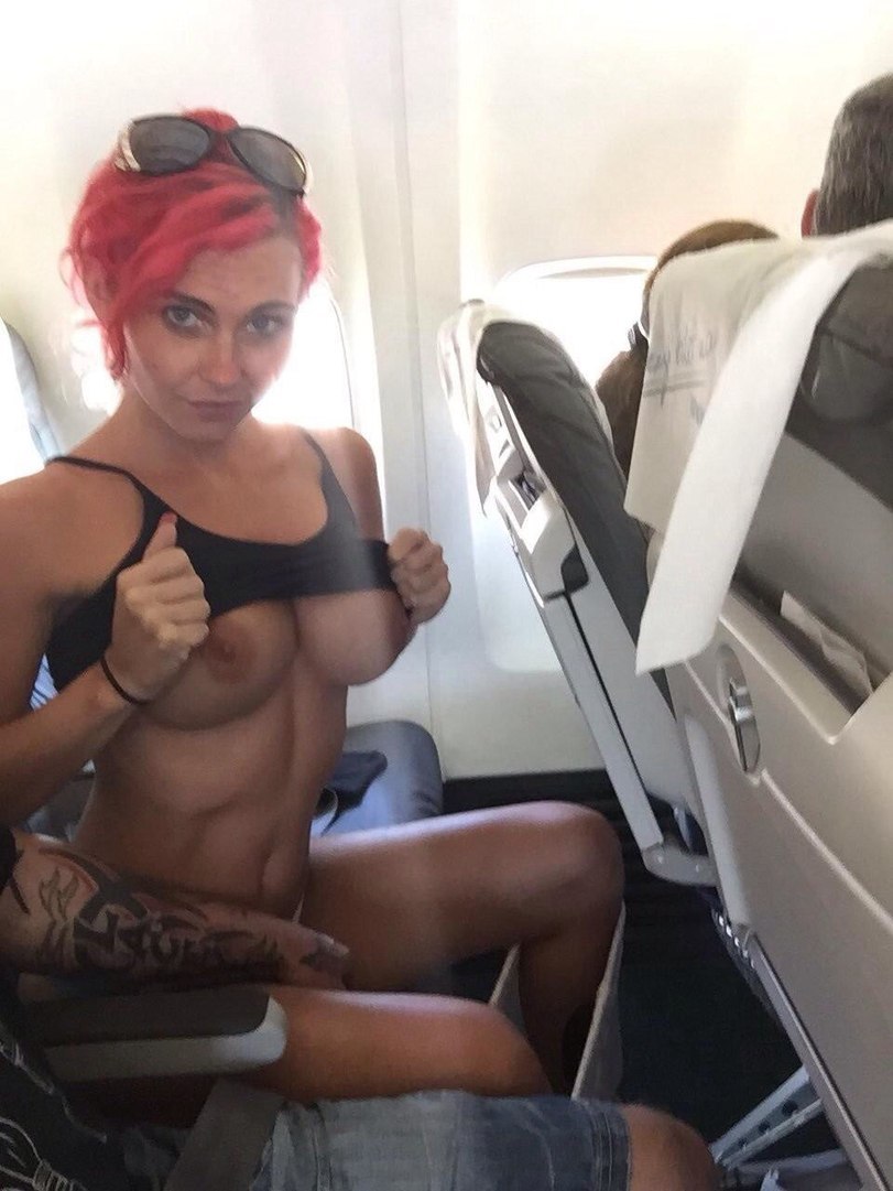 aviaboobs - NSFW, Boobs, Erotic, Airplane