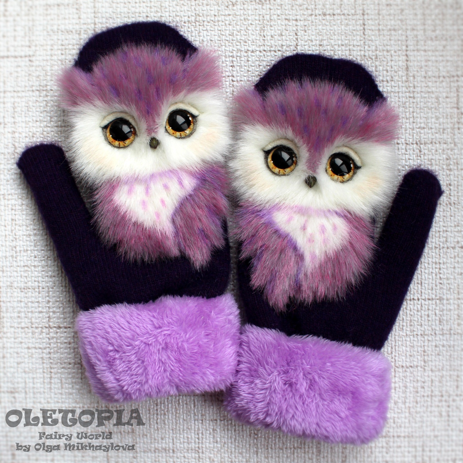 Soft Paws) - My, Mittens, cat, Husky, Samoyed, Owl, Fox, Needlework, Longpost