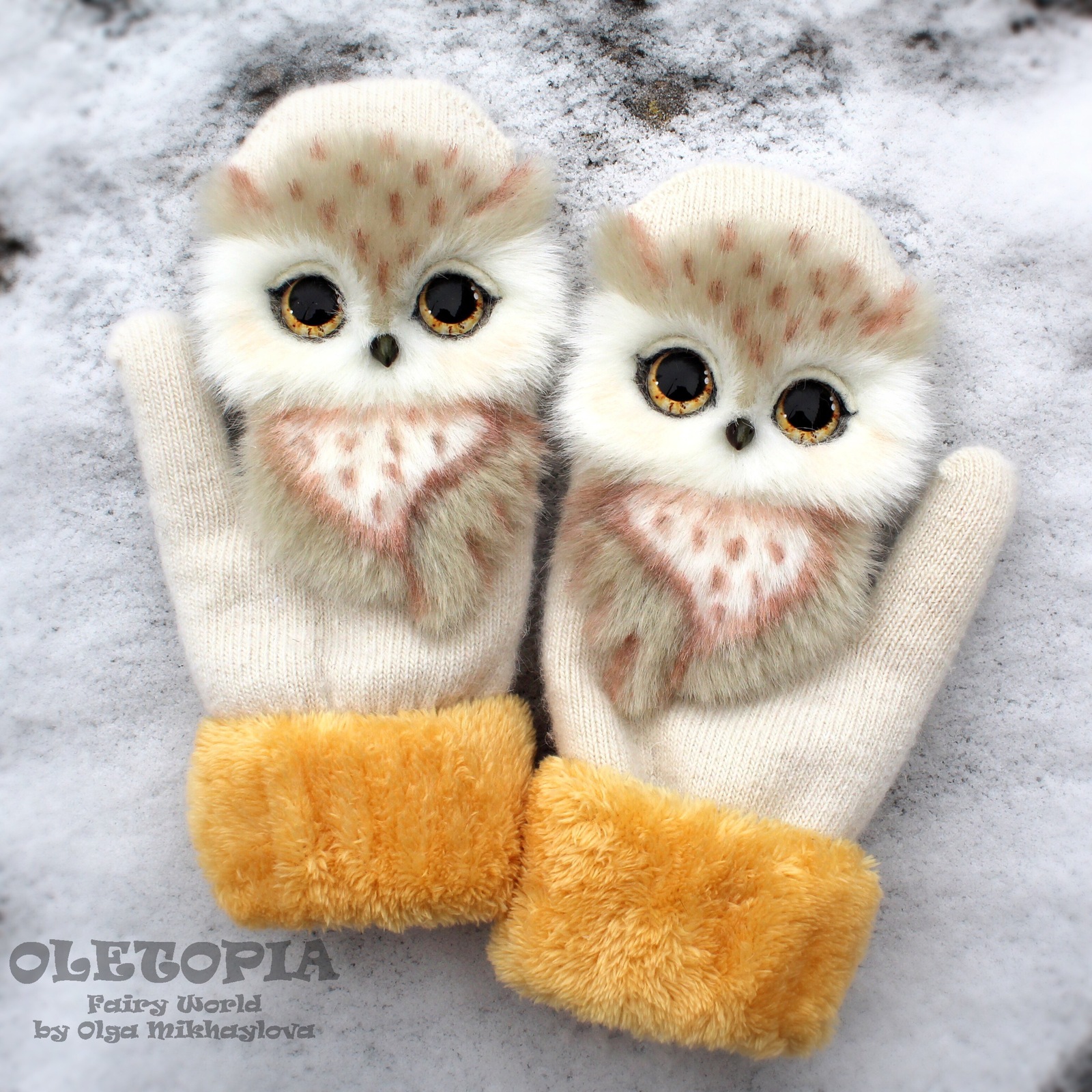 Soft Paws) - My, Mittens, cat, Husky, Samoyed, Owl, Fox, Needlework, Longpost