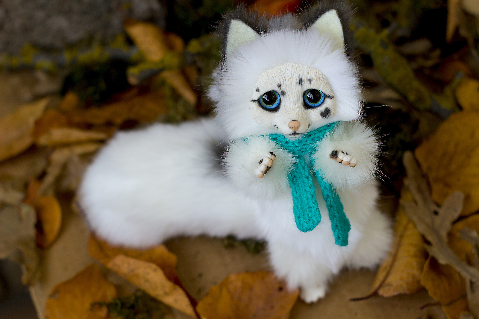 Fox cubs (faux fur toys) - My, Fox, Toys, Handmade, Artificial fur, Polymer clay, Longpost, Fox cubs