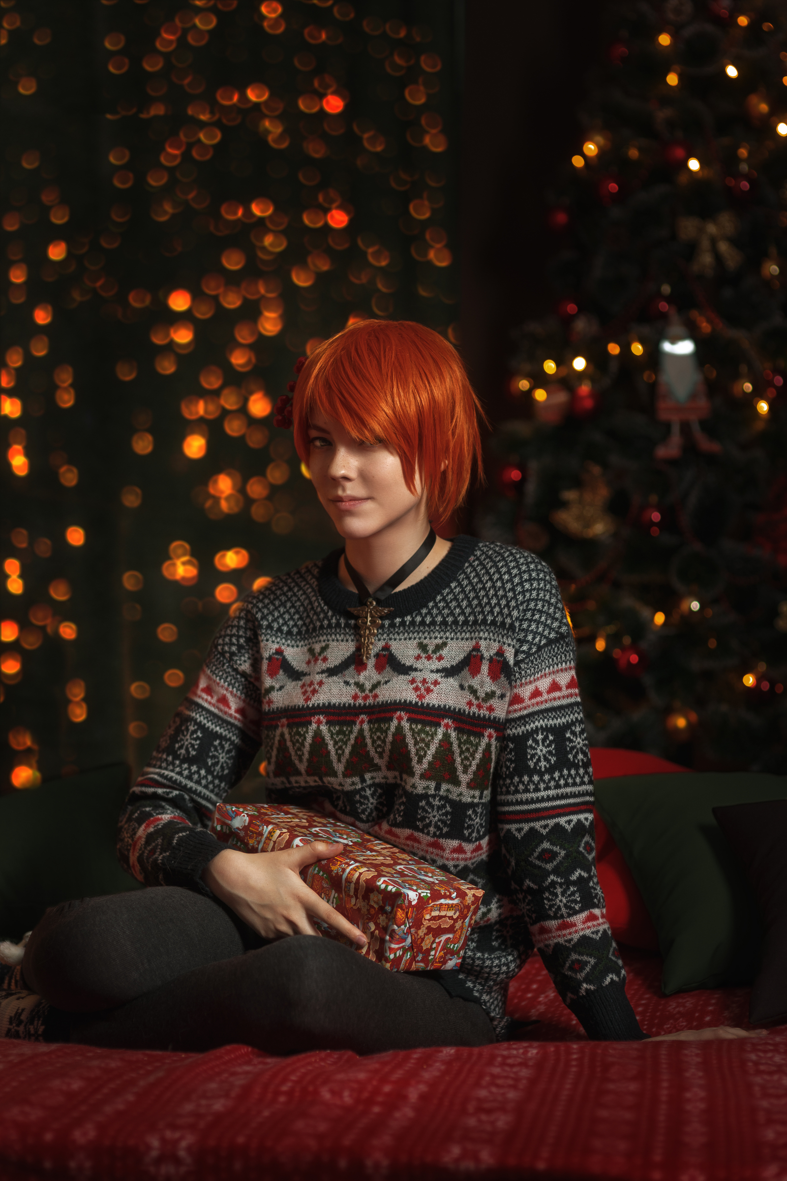 Memories of a miracle :3 - New Year, Wolf, Shani, Redheads, Witcher, Games, Cosplay, Husky, Longpost