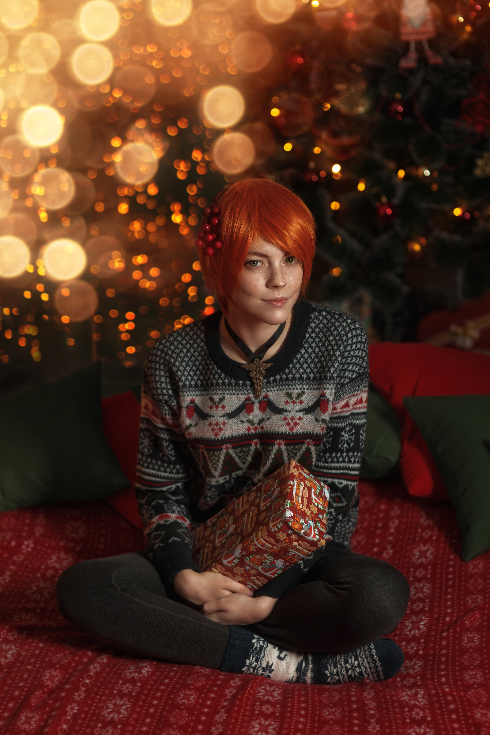 Memories of a miracle :3 - New Year, Wolf, Shani, Redheads, Witcher, Games, Cosplay, Husky, Longpost