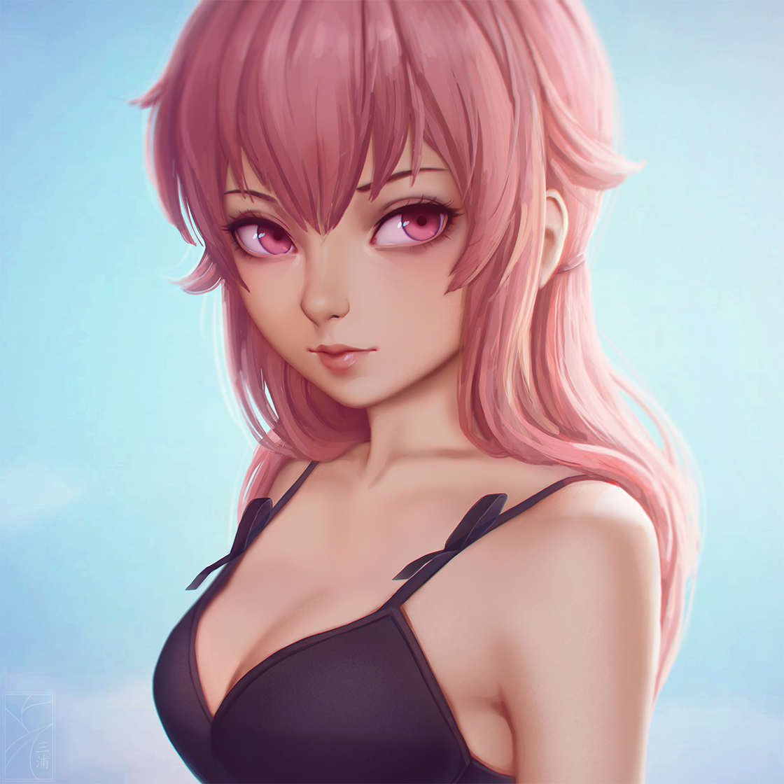 Yuno Gasai - Anime Art, Аниме, Дневник будущего, Yuno Gasai, Miura Naoko, Miura-N315