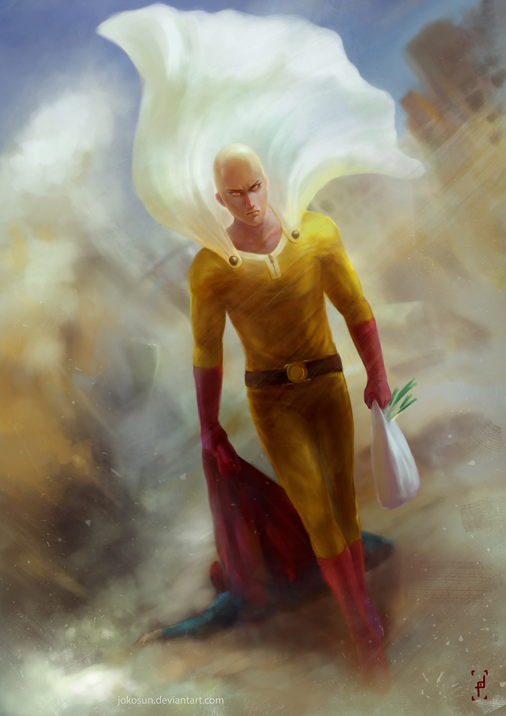 Saitama - Anime art, Anime, Onepunchman, Saitama, 