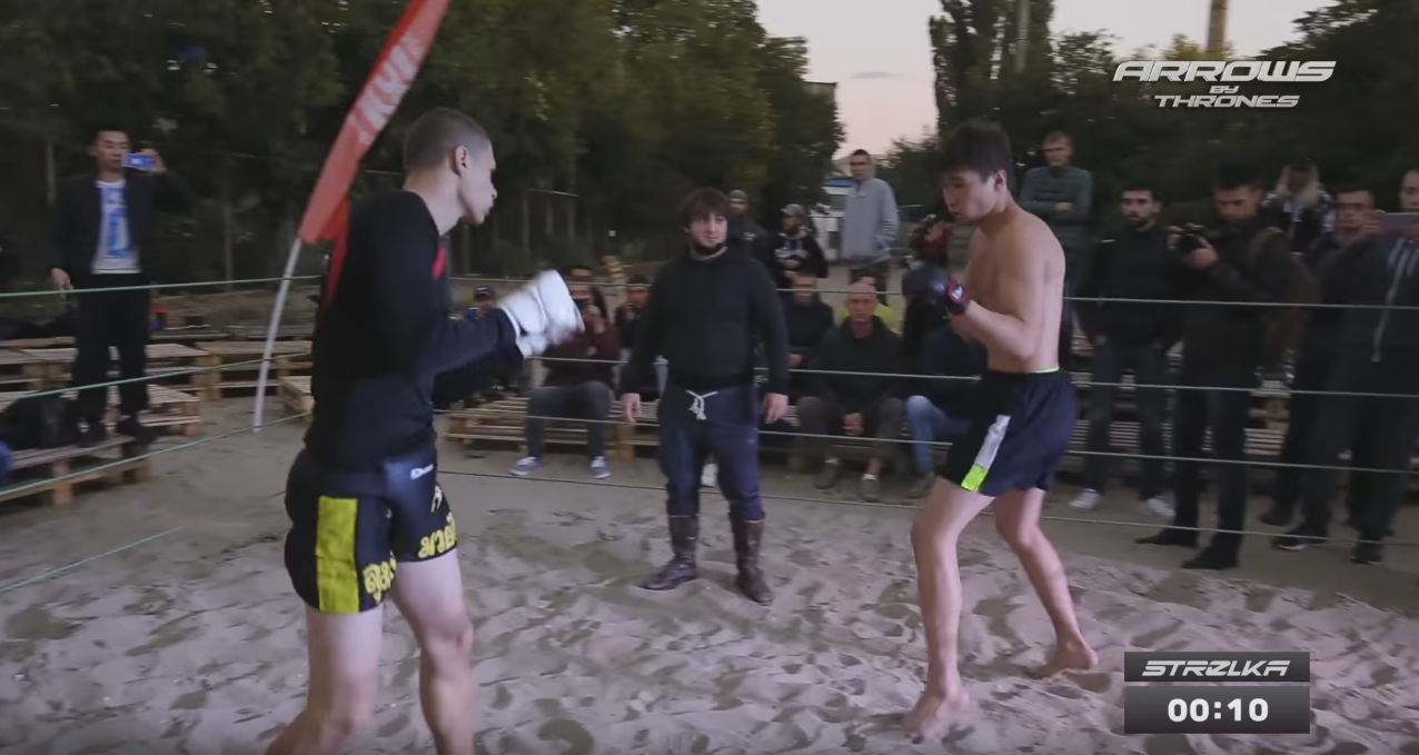 Yakut athlete destroyed a fighter without rules - Yakutia, Crimea, Arrow, , banzai, Fights without rules, Sport, Video